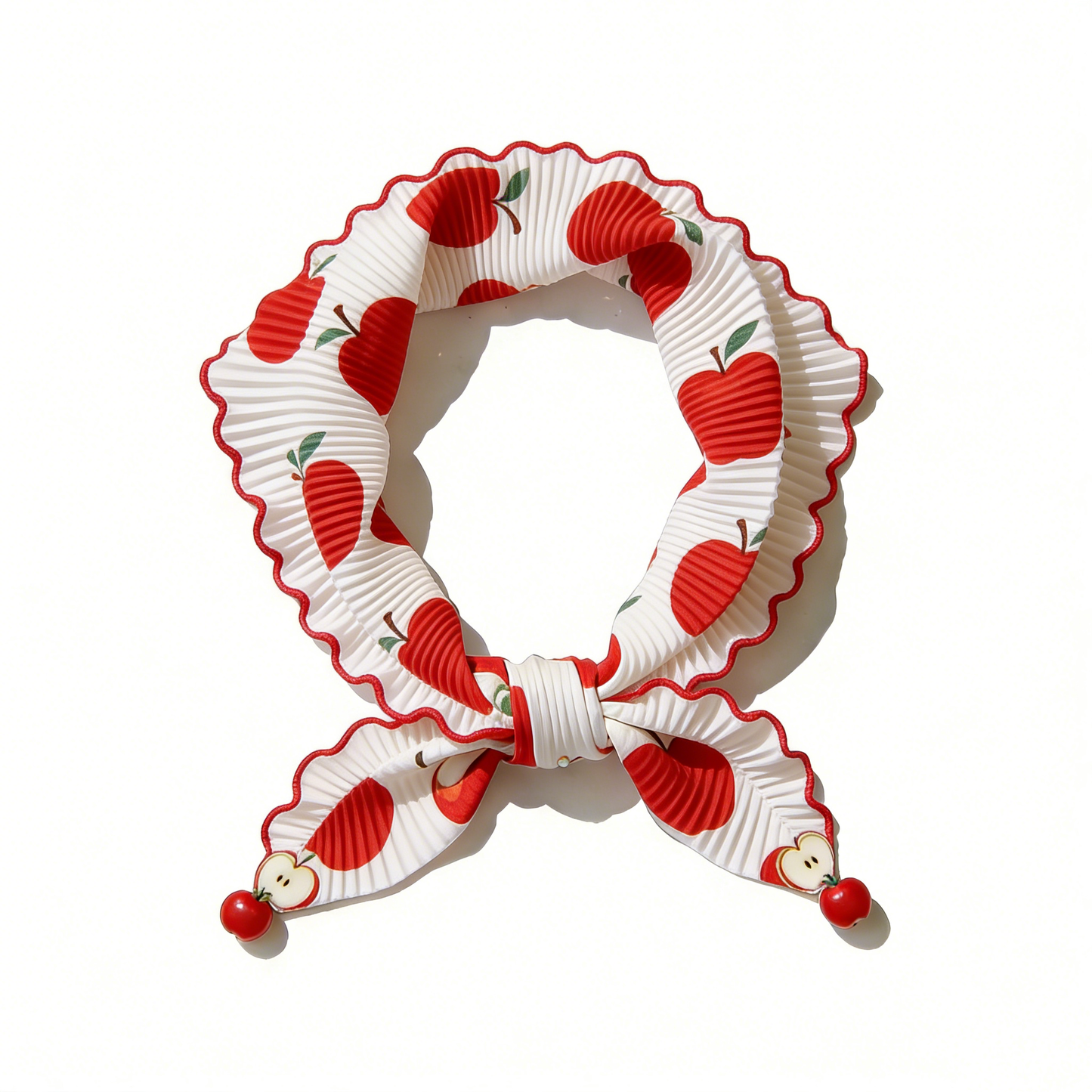 Apple Pleated Scarf