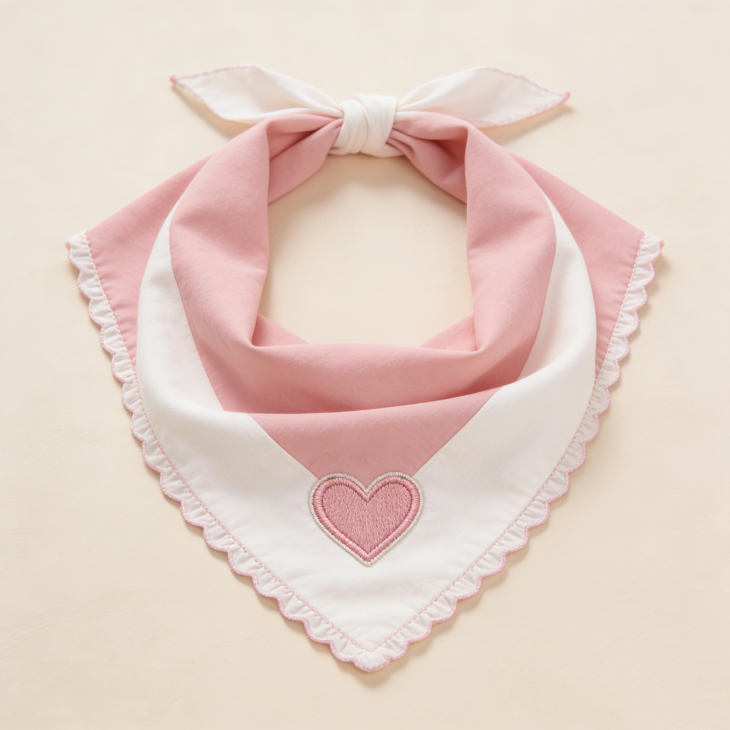 Pink Heart Headscarf